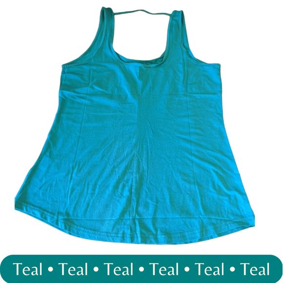 NWT • The North Face • On The Go Stretch Teal Athletic Tank Top • Size: Large - Picture 7 of 15